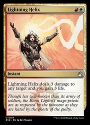 Lightning Helix 197 - Ravnica Remastered Foil