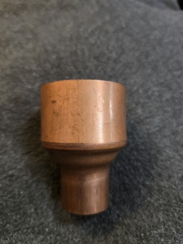 2" x 1" Copper Reducer Coupling Sweat Solder