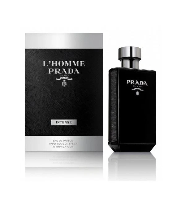 プラダ Prada L'Homme Intense EDP (100ml) Prada L'Homme Intense Eau De Parfum 3.4oz~100mL EDP DISCONTINUED