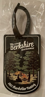 Warren Buffett Luggage Tag Heavy Duty Warren's Farewell 2025 Berkshire Hathaway