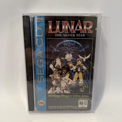 Lunar The Silver Star Sega CD Working Designs RPG Video Game CIB Complete Clean