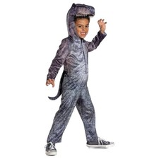 Boys Jurassic World Rebirth T-Rex Dinosaur Halloween Costume Medium 7-8 