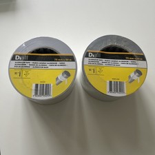 2 x Diall Aluminium Tape 75mmx50m Brand New
