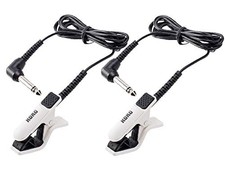 KORG CM-300 Contact Microphone White/Black  Set of 2 Japan Shipping