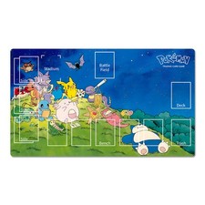 Pokemon Family Table Playmat TCG CCG Play Mouse Pad Trading Card Game Mat  Bag