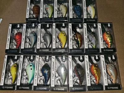New Set Lot Of 19 13 Fishing Jabber Jaw 60 5/8oz 7'-9' Crankbaits