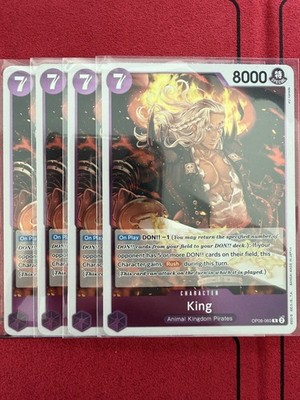 King Playset - OP08-060 x4 - Two Legends - One Piece TCG - English