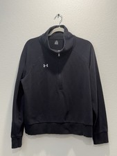 Under Armour Women's Rival Fleece Half Zip Pullover Jacket Sweatshirt Large