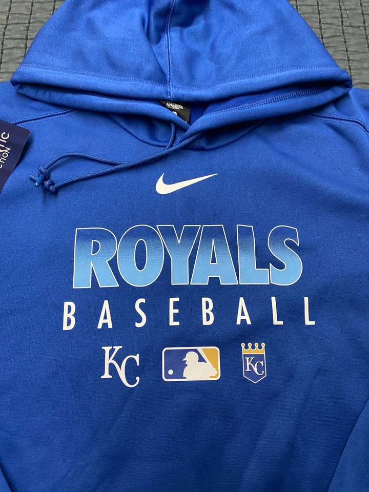 Nike Kansas City Royals Authentic Therma DriFit Nike Hoodie All Sizes New - Image 2 of 4