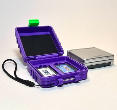 Custom Game Boy Advance SP Case: Protective GBA SP Shell w/ Cartridge Storage