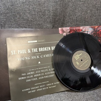 ST. PAUL  THE BROKEN BONES YOUNG SICK CAMELLIA LP With Sleeve EUC