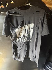 Danzig Fan Club T-shirt -very Old And Rare. Torn Size Xl