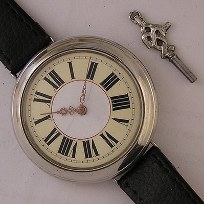 AMAZING Movement 140 Years Old  Cylindre 1880's German Wrist Watch MINT Serviced