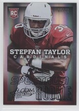 2013 Absolute Rookie Spectrum Black 7/49 Stepfan Taylor (Ball in Both Hands) c8n