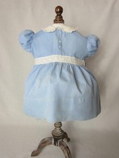  Baby Toddler Large Doll DRESS VTG 1950's Sz 18 Mo - 2 Yr Lovely Easter