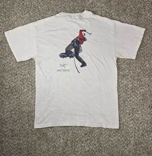Arcteryx Graphic T-Shirt Size Medium Rock Climber Ra Vintage vintage concert t-shirt, vintage, size M, single stitch, B+ condition