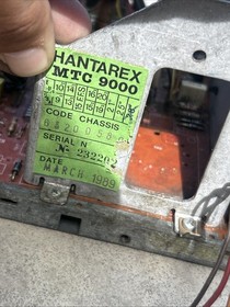 Untested Hantarex MTC-9000 Monitor Chassis arcade game PCB board OF71