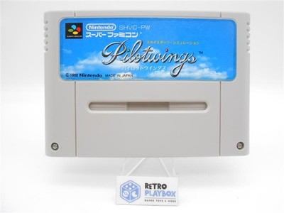 Super Nintendo SNES PILOTWINGS Famicom Japan Version Modul /R8F8