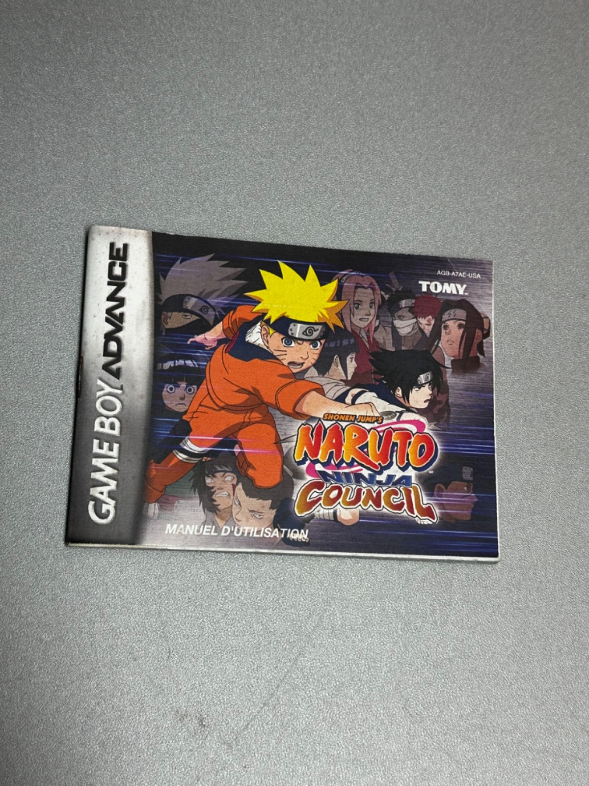Naruto Ninja Council Nintendo Game Boy Advance Manual Only ~ Instruction Booklet