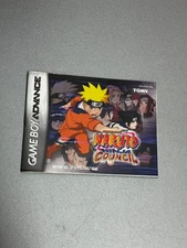 Naruto Ninja Council Nintendo Game Boy Advance Manual Only ~ Instruction Booklet