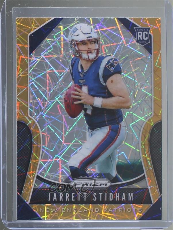 2019 Panini Prizm Rookies Lazer Prizm Jarrett Stidham #308 Rookie RC 3r4