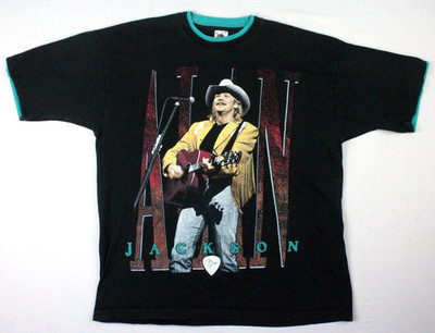 Alan Jackson Vintage 90's On Tour Concert Double Sided T-Shirt