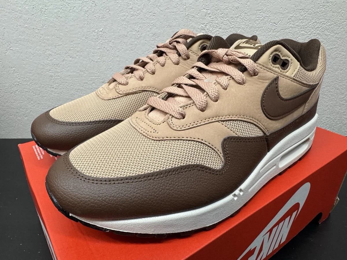 Nike Air Max 1 Premium Ironstone Moon Fossil Mens Shoes Size 10 FB9660-200 Nike Air Max 1 Ironstone Sail | review & on feet - YouTube main image 2