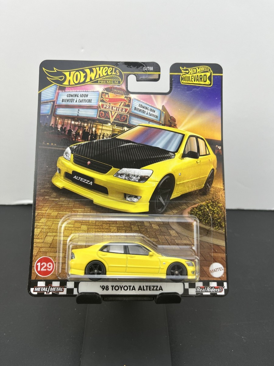 Hot Wheels 2025 Premium Boulevard '98 Toyota Altezza Yellow #129