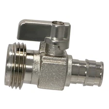 1 Pack XFITTING 1/2" Pex A X 3/4" GHT Valve , Expansion Garden Valve , F1960