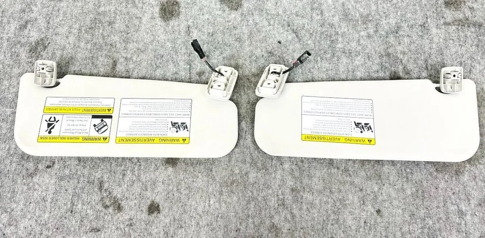 18-23 JAGUAR E-PACE ПЕРЕДНЕЕ ЛОБОВОЕ СТЕКЛО ПРАВАЯ ЛЕВАЯ ПАРА СОЛНЦЕЗАЩИТНЫЙ КОЗЫРЕК SENVISOR OEM - Изображение 3 из 3