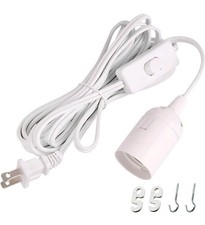12 Feet Extension Hanging Lantern Pendant Light Lamp Cord Cable E26/E27 Socket