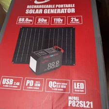 Powstream  Rechargeable Portable Solar Generator