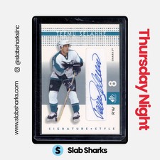 2002 SP GAME USED #SS-TS TEEMU SELANNE SIGNATURE STYLE AUTO