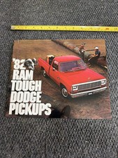 1982 Dodge Ram Pick Up Truck Sales Catalog Brochure Nos