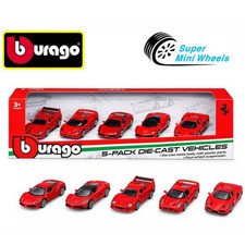 Bburago 1:64 Ferrari 5 Pack Diecast Vehicles