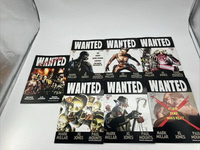 Wanted 1-6 & Dossier (2003 Top Cow) Complete Set - Mark Millar