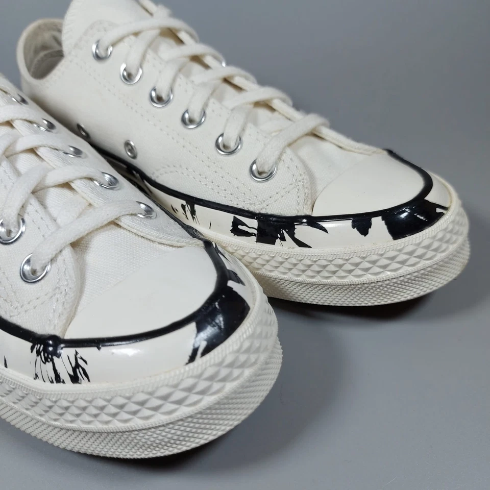 Converse Trainers Womens Size 5.5 Off White Chuck 70 Hybrid Floral Skate Shoes - Image 3 of 4