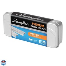 Staples, for Desktop Staplers, 1/4" Length, 210/Strip, 3750/Box, Jam Free, O...