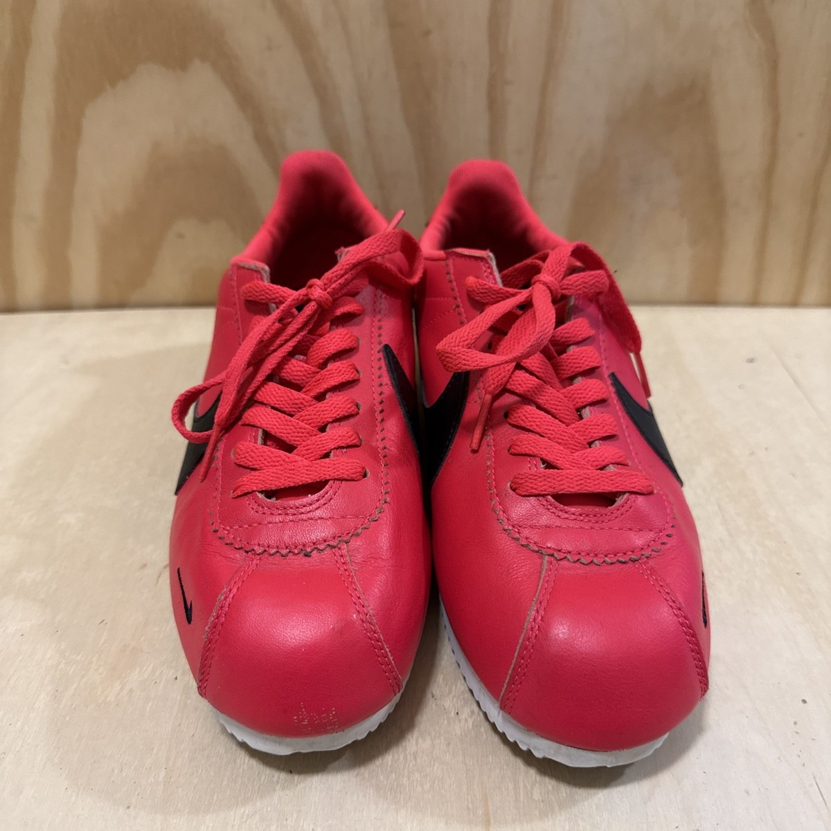 RARE? Sz 9.5 - Nike Classic Cortez Premium Leather Red  display picture 2