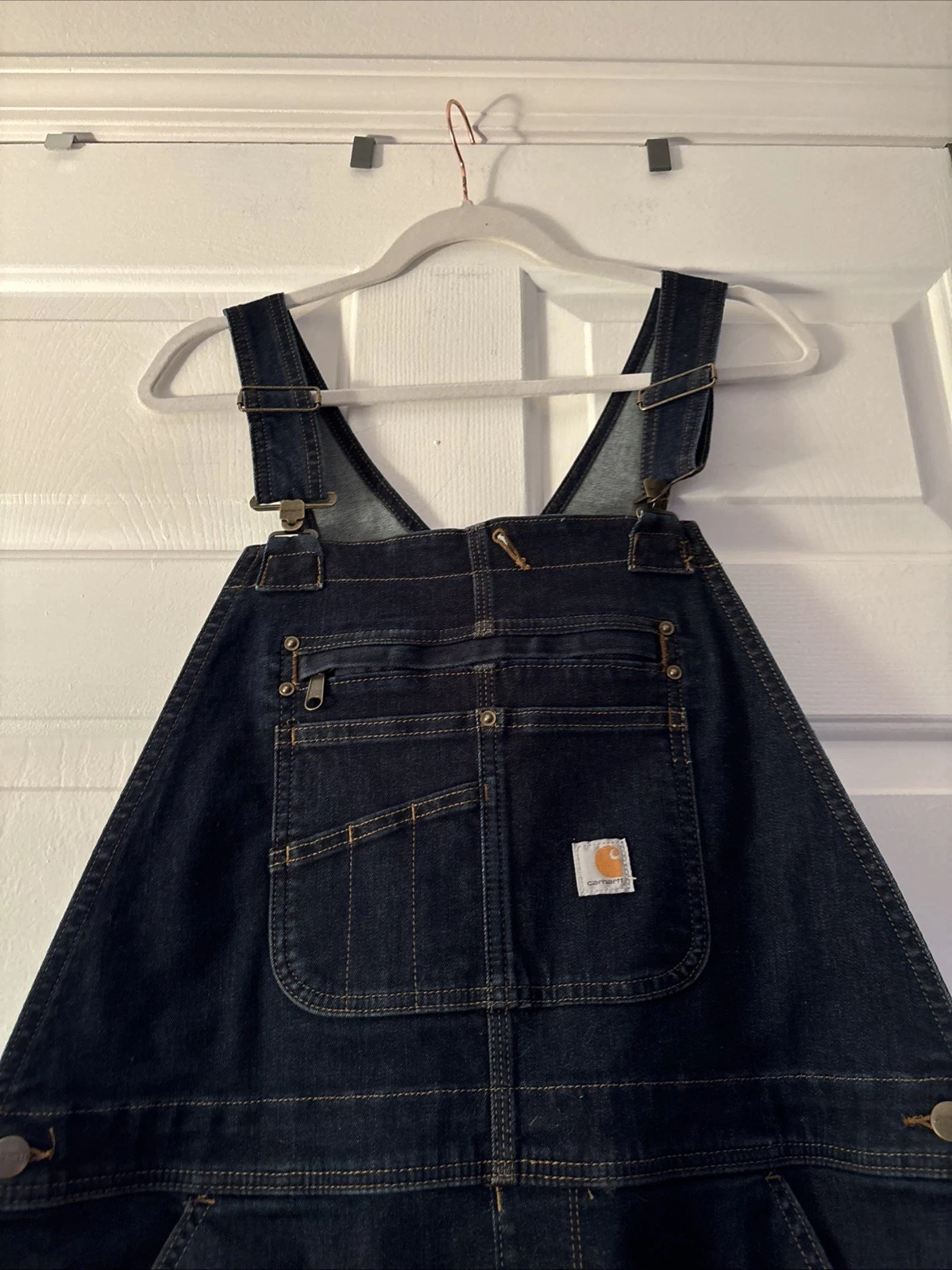 Women’s Carhartt Work Bib Overalls Relaxed Fit Size:L(12/14) TALL
Opens in a new window or tab