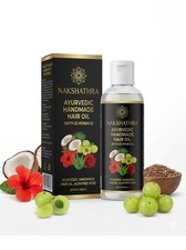 Indian Ayurvedic Herbal Hair Oil Serum for Hair Growth Hair Fall Control ...