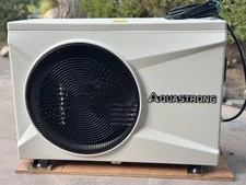 Aaquastrong HEX022 22 000 BTU Heat Pump for 7 000 Gallons Pools 120V White Used