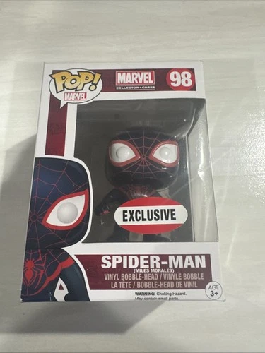 Funko Pop Spider-Man Miles Morales Marvel Collector Corps Exclusive #98