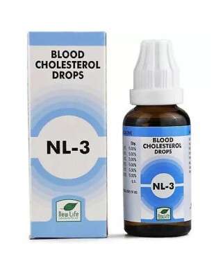 New Life Homeopathic NL-3 (Blood Cholesterol Drops) (30ml)