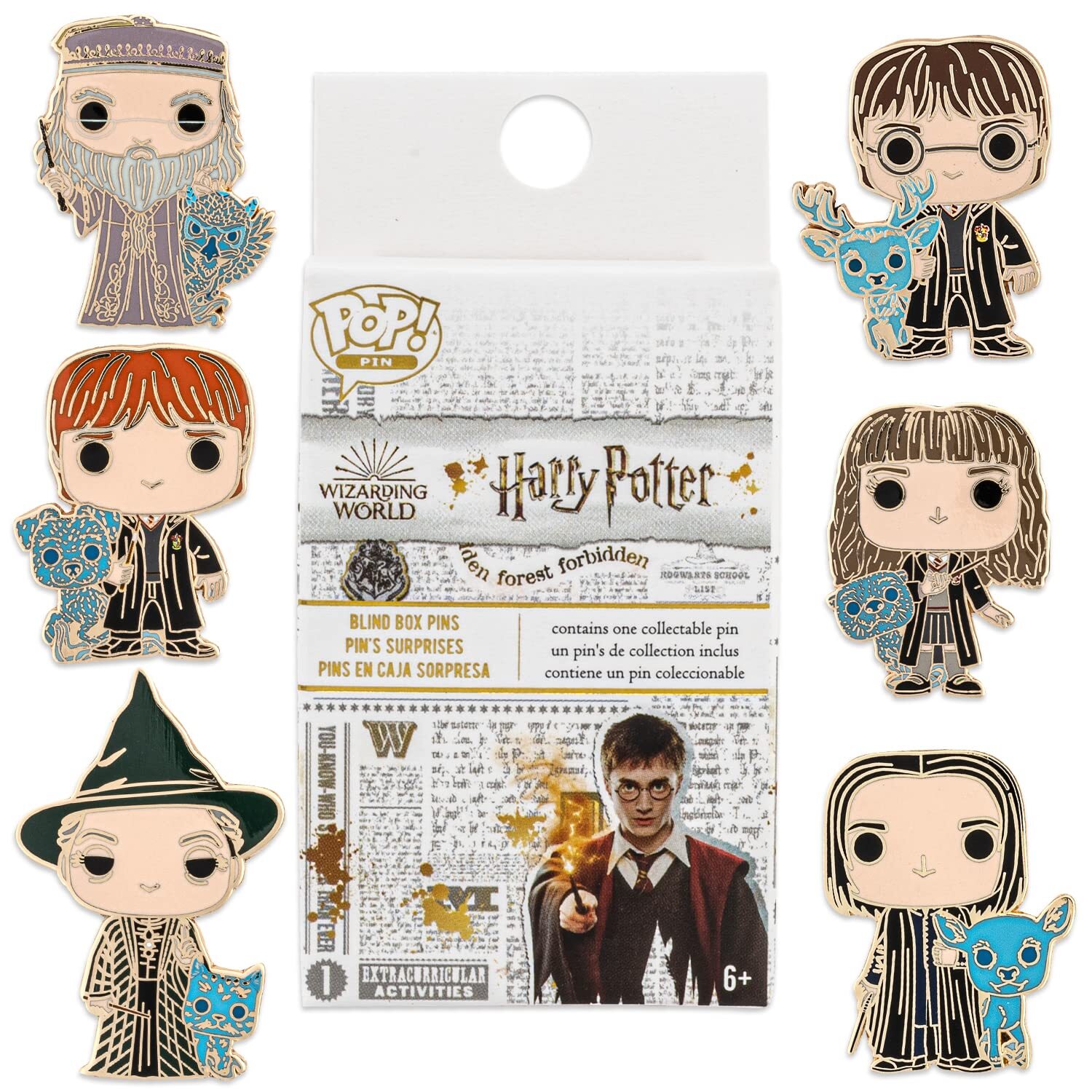 Loungefly Funko Hp 6 Pieces Blind Box Set Eaches - Harry Potter - Harry Potter -