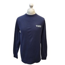 Vans Navy Blue Crew Neck Jumper Men's UK Size M DD736