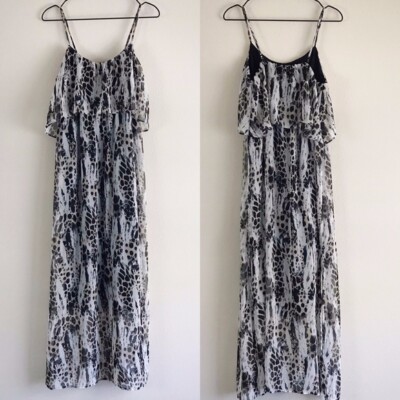knee length dresses for ladies Lita | Leopard Print Twisted Asymmetric Maxi Dress