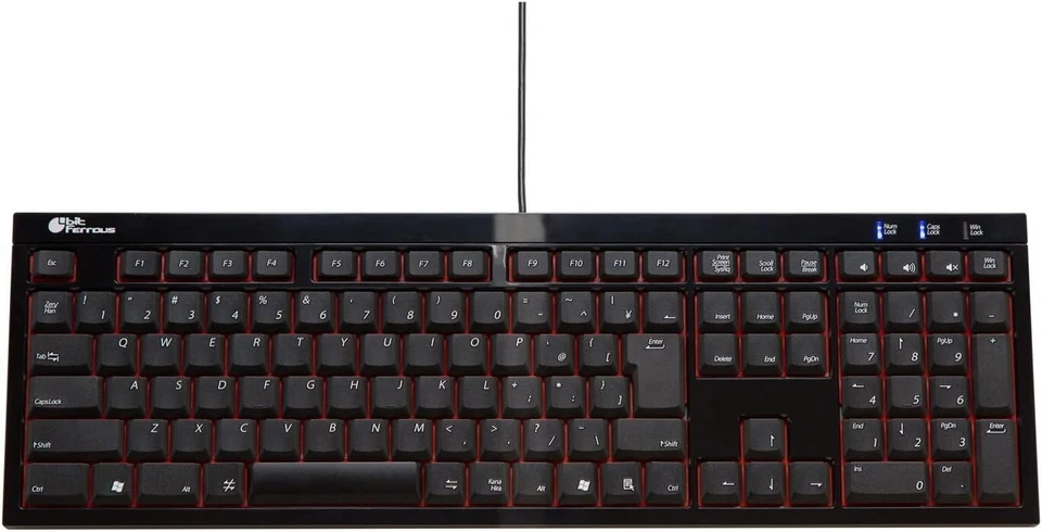 Bit Ferrous N-Key Rollover Pantograph Japanese Layout USB Keyboard BFKB113PBK