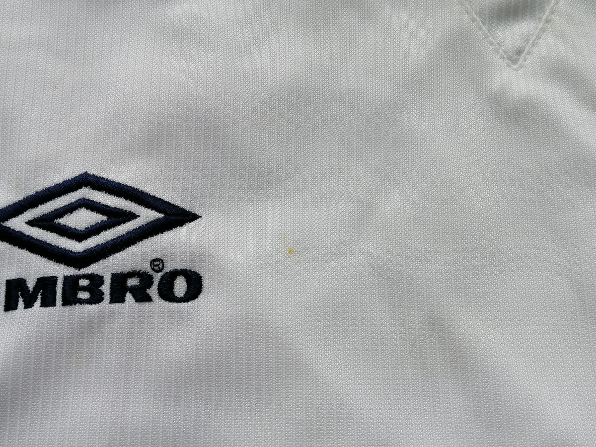 UMBRO　2001 イングランド　ベッカム　2001.6.10 Greece England 2001-2002 Umbro Home L/S Shirt BECKHAM vs Greec
