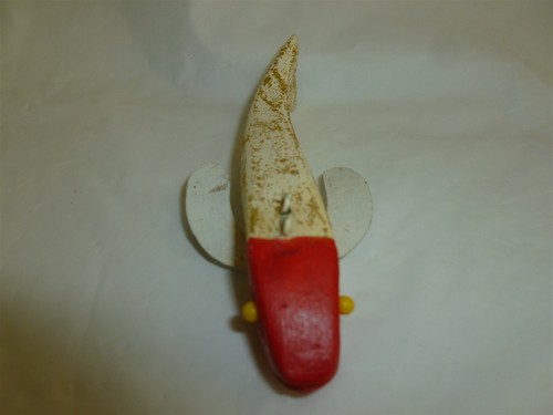 Small 4 Inch Wood Unsigned (Irving Rubitschung?) Ice Decoy Lot E-215 - Picture 9 of 12